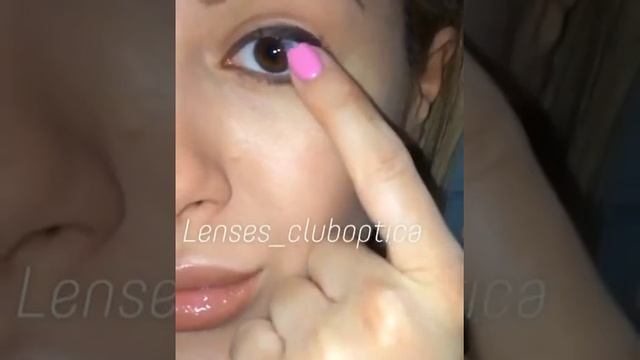 Цветные линзы Medeo Ice White на карих глазах от cluboptica.ru смотреть онлайн