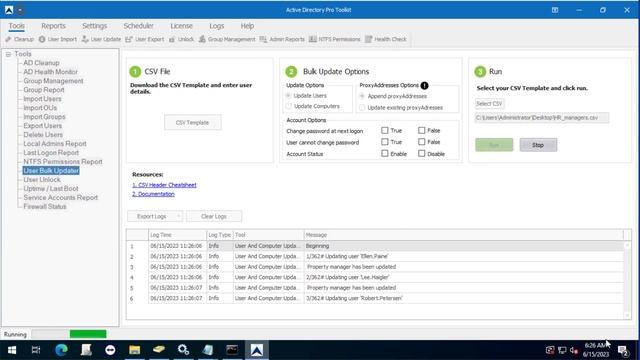 Bulk Update Manager Attribute in Active Directory смотреть онлайн