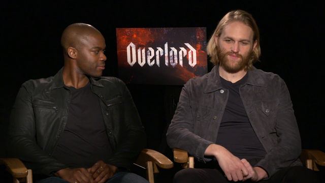 Overlord Stars Jovan Adepo and Wyatt Russell Interview смотреть онлайн