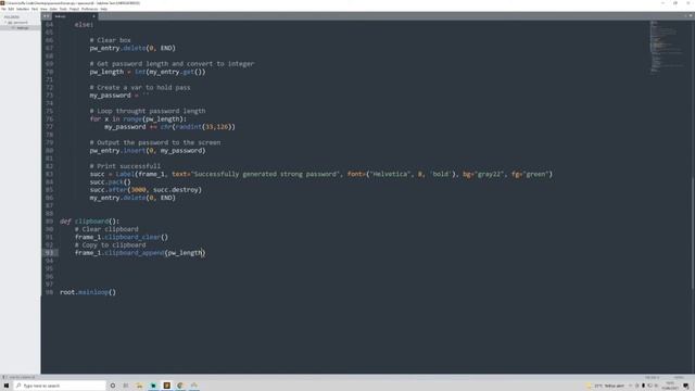 Random Password Generator Using Tkinter & Python | Modern Tkinter GUI Part #2 смотреть онлайн