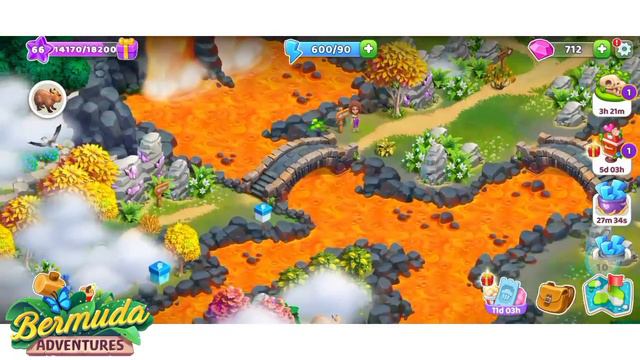 Bermuda Adventure Map 2 - Volcano Island Walkthrough смотреть онлайн
