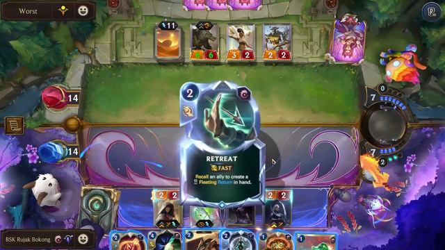 WE CAN GET NIGHTFALL + BUFF WITH JUST RECALL!!🔥 | AHRI DIANA DECK | Legends of Runeterra смотреть онлайн