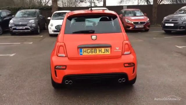 HG68HJN Fiat\Abarth 500 595 COMPETIZIONE RED 2018, MC Glyn Hopkin St Albans Fiat смотреть онлайн