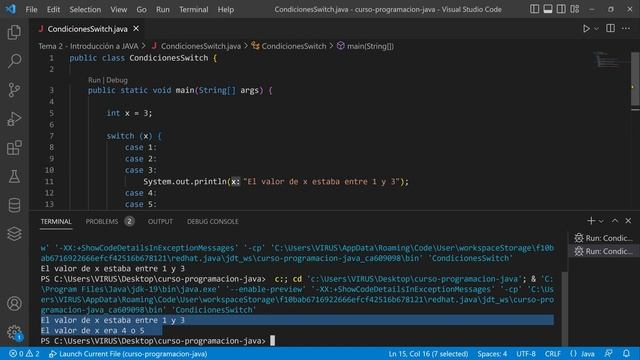 JAVA: switch (con int, char y String) ☕ DAM - DAW смотреть онлайн