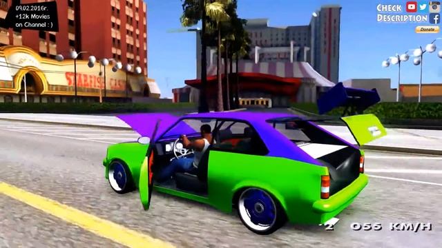 GTA San Andreas - Opel Kadett D GTE 2coloured Widebody EnRoMovies _REVIEW смотреть онлайн