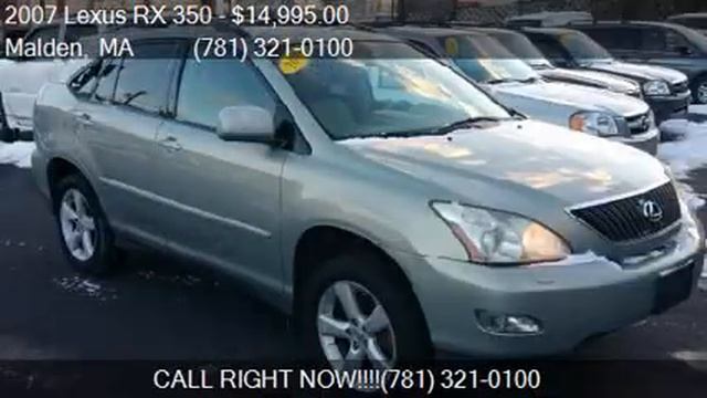 2007 Lexus RX 350 Base AWD 4dr SUV for sale in Malden, MA 02 смотреть онлайн