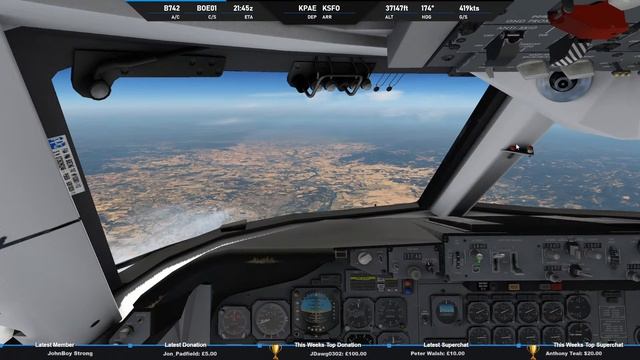 Felis Boeing 747-200 | Full Flight Tutorial by Real 737 Captain | Paine Field - San Francisco | XP1 смотреть онлайн