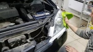 Nissan primera p12 реставрация фар
