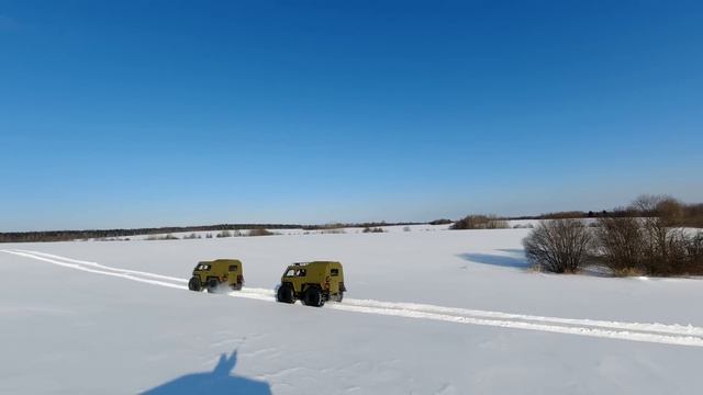 Шина Forester 1370х600 работа по снегу. смотреть онлайн