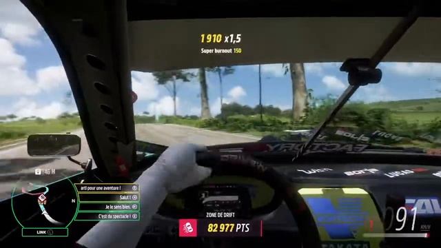 FH5 S2 AWD Formula drift #777 Nissan 240X 1997 vue cockpit смотреть онлайн
