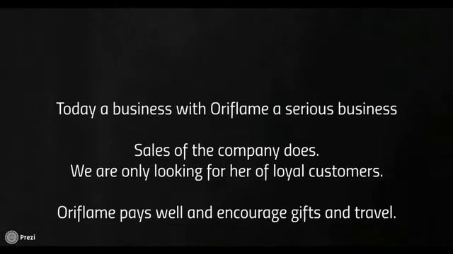 Presentation Oriflame In English Language Презентация Орифлейм на английском языке