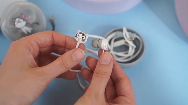 Наушники с чехлом "Кот Чи" (3.5 мм) смотреть онлайн