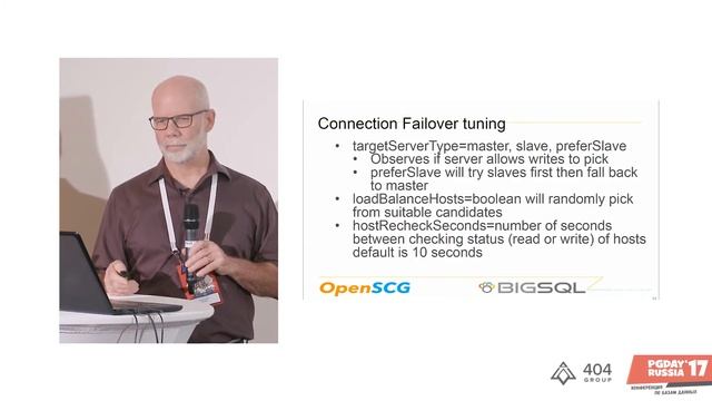 PG Day'17 Russia. Hidden talents of JDBC. Dave Cramer (OpenSCG) смотреть онлайн