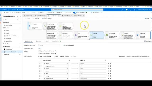 ADF Mapping Data Flows with CosmosDB смотреть онлайн