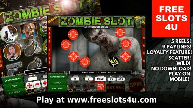 Zombie Slot at FreeSlots4U.com смотреть онлайн