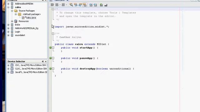 how to execute j2me programs in sdk смотреть онлайн