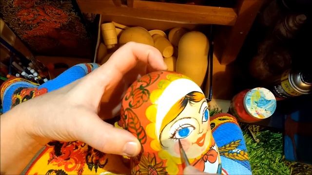 Как рисовать матрёшки часть 3 смотреть онлайн