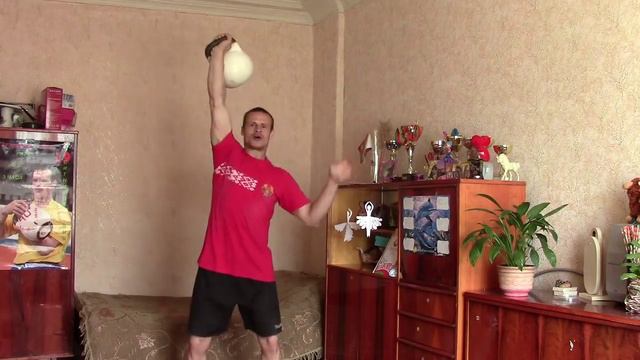 Гиря 40 кг.53 подъема за 1 мин.Ситников Виталий.Jerk gira (KB) 40 kg.53 reps in 1 min.Sitnikov смотреть онлайн