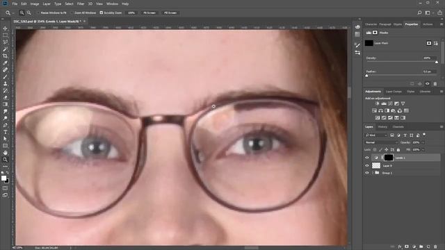 How to remove reflection from glasses photoshop tutorial смотреть онлайн