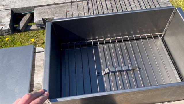 Обзор коптилки для горячего копчения ТОНАР К.002