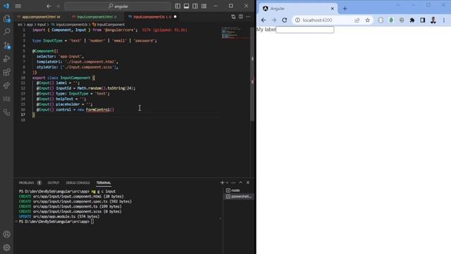 WCAG 2.2 Compatible Input Component in Angular смотреть онлайн