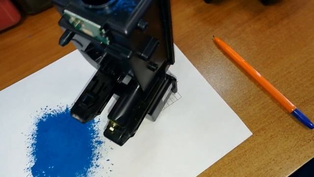 Заправка цветного принтера Kyocera М5521 без замены чипа, картриджи ТК-5230 смотреть онлайн