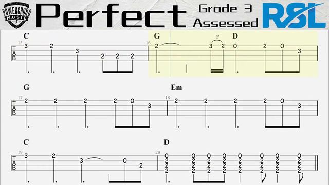 【Perfect - Ed Sheeran】Ukulele | RockSchool Grade 2 | Ukulele Tabs смотреть онлайн