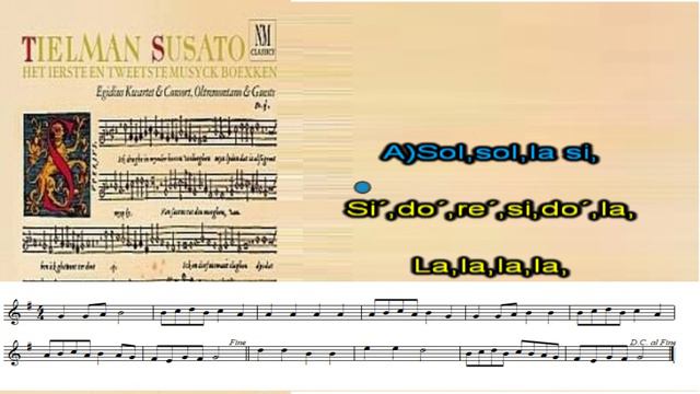 Tielman SUSATO Rondo flauta. смотреть онлайн