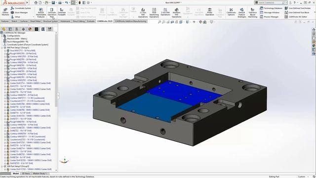 SOLIDWORKS CAM and CAMWorks Tutorial - An Introduction to Generating CNC Code within SOLIDWORKS смотреть онлайн