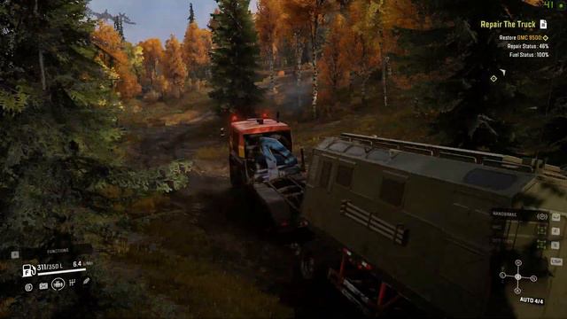 Snowrunner Walktrough - Repair The Truck (GMC 9500)