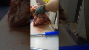 обвалка свиной головы?