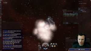 EVE Online Wormhole Gas Mining in a Prospect | LIVE