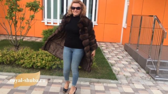 Песцовая шуба цвета соболь смотреть онлайн