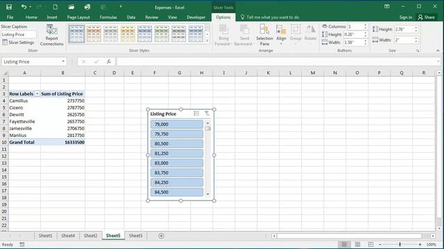 Inserting Slicers in Pivot Tables in Microsoft Excel смотреть онлайн