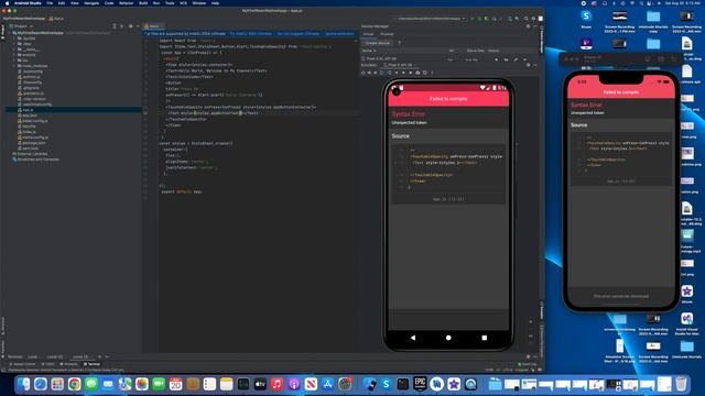 Learn React Native Part 2|How to Create Button & Touchable Opacity|Mobile Apps Development Tutorial смотреть онлайн