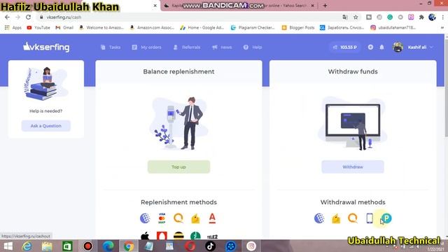 Earn money online in Pakistan || Earn money From Vkserfing.ru & Kapitalof | Live 3000 withdraw toda смотреть онлайн