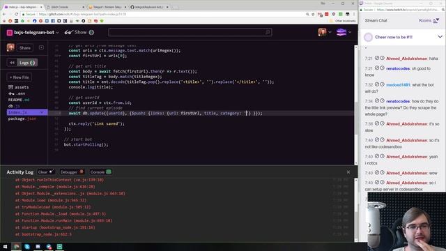BxJS - Building a Telegram Chatbot in Node.js смотреть онлайн