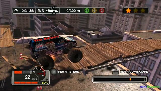Monster Jam Battlegrounds - Modalità Stunt - Urbano - Sfida - PS3 - ITA смотреть онлайн
