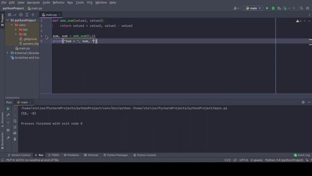 Python Tutorial Beginners - Function Return Values смотреть онлайн