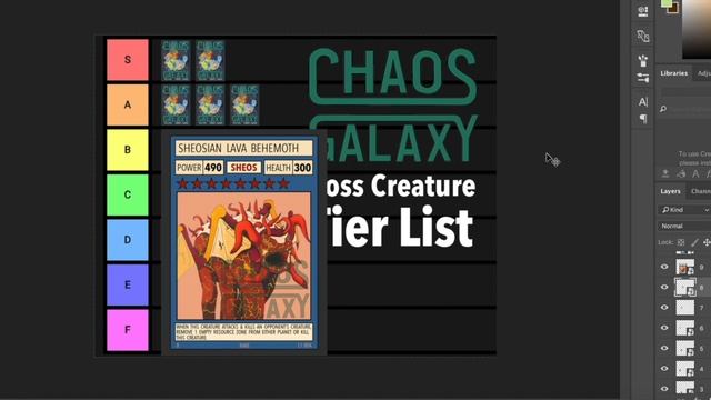 Chaos Galaxy TCG Tier List: Boss Creatures смотреть онлайн