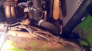 Алюминиевый радиатор на старую ниву 2121, доработка.