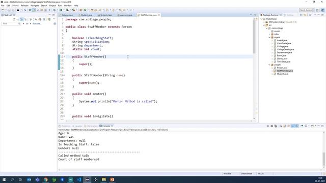 07 - Memory allocation in java for regular and static data members смотреть онлайн
