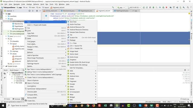 TabLayout in AndroidX | TabLayout with ViewPager | Fragment | Android Studio tutorials for beginner смотреть онлайн
