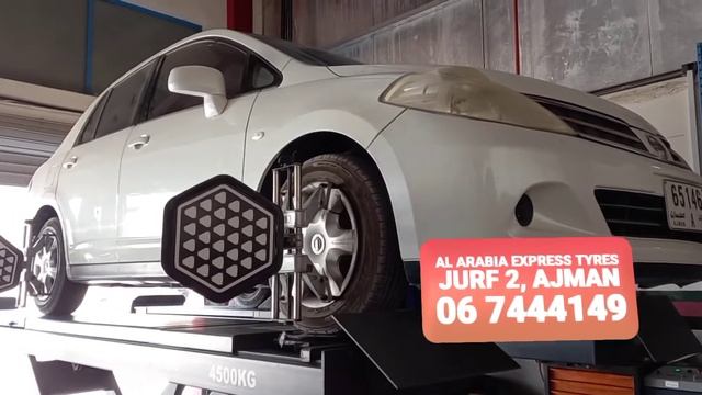 Digital Wheel Alignment For A Nissan Tiida (ARDoodle Video)