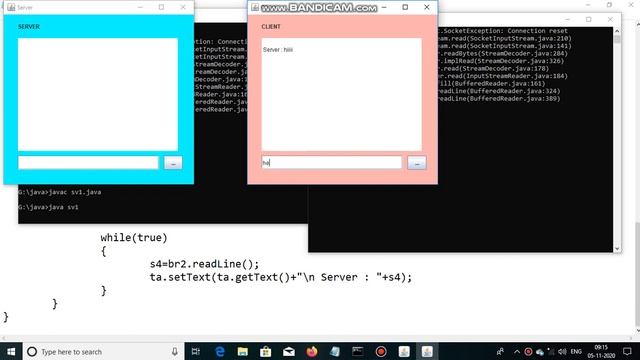 Client server application in java using swing смотреть онлайн