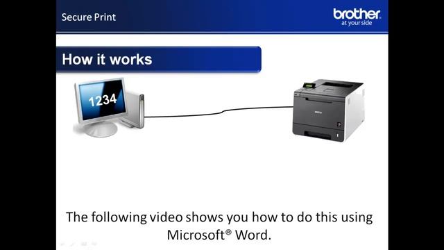 Secure Print Introduction 2011