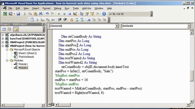 How to follow multiple links and extract data from webpage with VBA смотреть онлайн