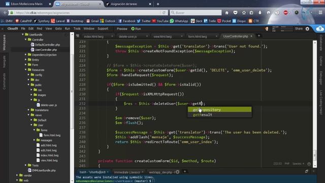 14. Curso de Symfony 2 - AJAX con Symfony 2. смотреть онлайн