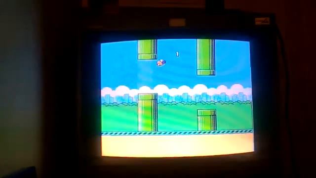 NES Flappy Bird смотреть онлайн