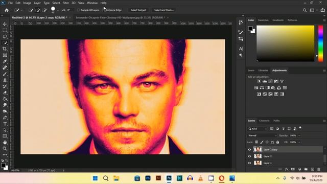 GRADIENT HEATMAP MOTION BLUR EFFECT - PHOTOSHOP CC TUTORIAL - LEONARDO DICAPRIO - 2023 смотреть онлайн